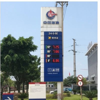 IP65 5 Digit 7 Segment LED Display Gas Station Price Sign 16 Inch