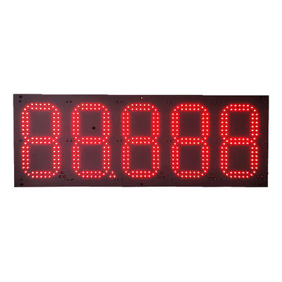 IP65 5 Digit 7 Segment LED Display Gas Station Price Sign 16 Inch